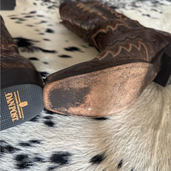 Dan Post Brown Western Boots - Picture 3 of 7